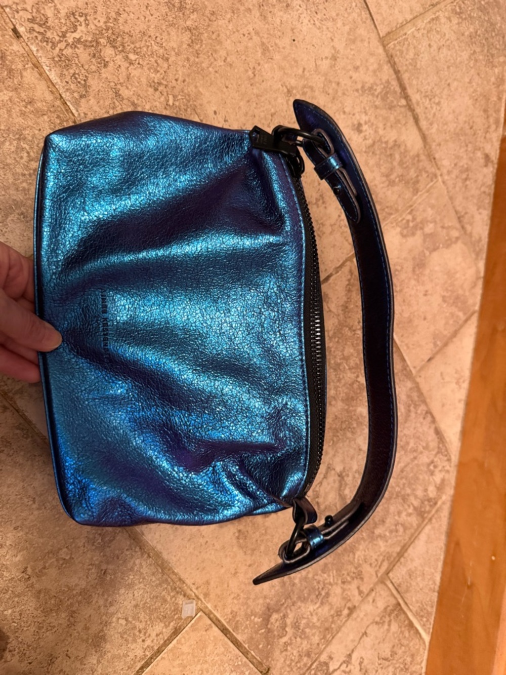 Iridescent Purple-Blue Shoulder Bag Aimee Kestenberg - Picture 13 of 15
